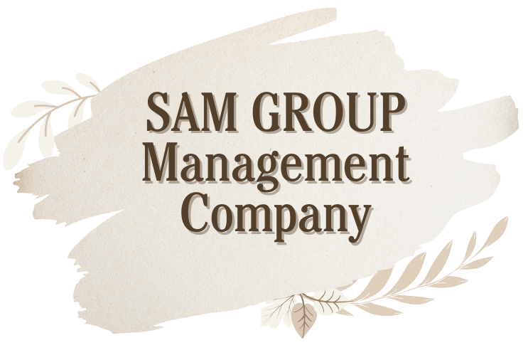 Logo of SAM GROUP Management Company, showcasing reliable services provided by Country Bookkeeping